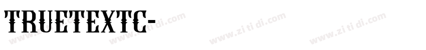 TrueTextC字体转换