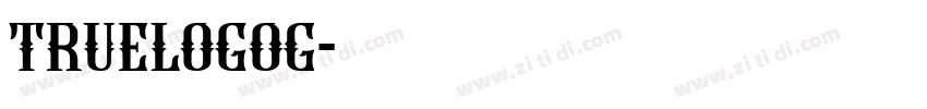 trueLogoG字体转换