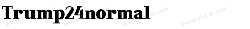 Trump24normal字体转换
