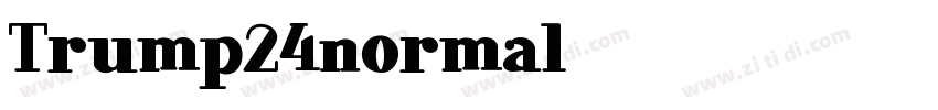 Trump24normal字体转换