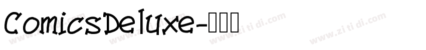 ComicsDeluxe字体转换