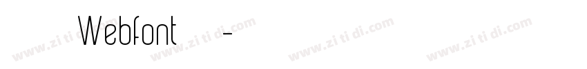 免费字体网Webfont生成器字体转换