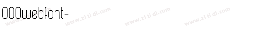000webfont字体转换
