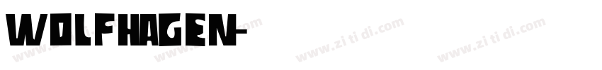 Wolfhagen字体转换