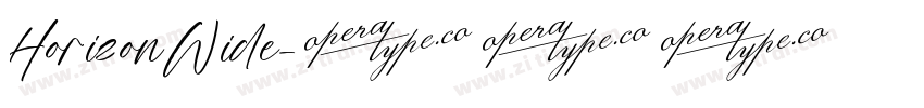 HorizonWide字体转换