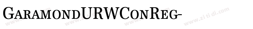 GaramondURWConReg字体转换 GaramondURWConReg字体转换