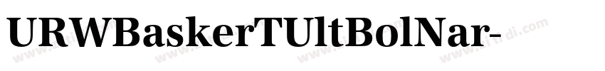 URWBaskerTUltBolNar字体转换 URWBaskerTUltBolNar字体转换