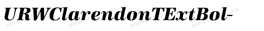 URWClarendonTExtBol字体转换 URWClarendonTExtBol字体转换