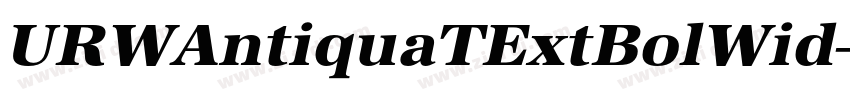 URWAntiquaTExtBolWid字体转换 URWAntiquaTExtBolWid字体转换