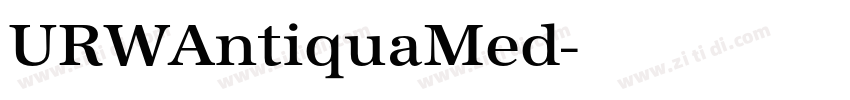 URWAntiquaMed字体转换