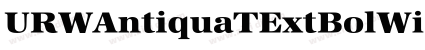URWAntiquaTExtBolWid字体转换 URWAntiquaTExtBolWid字体转换