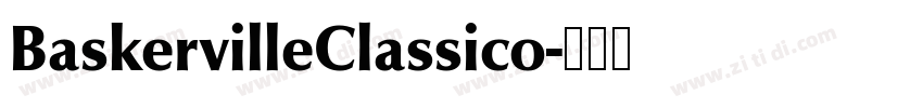 BaskervilleClassico字体转换