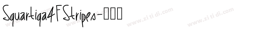 Squartiqa4FStripes字体转换