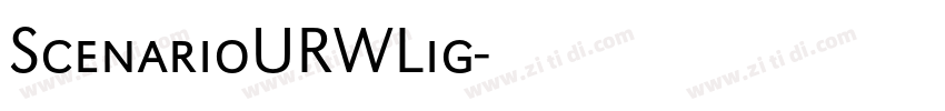 ScenarioURWLig字体转换