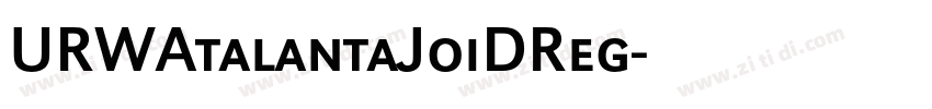 URWAtalantaJoiDReg字体转换 URWAtalantaJoiDReg字体转换
