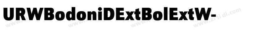 URWBodoniDExtBolExtW字体转换 URWBodoniDExtBolExtW字体转换