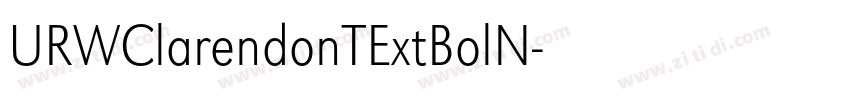 URWClarendonTExtBolN字体转换 URWClarendonTExtBolN字体转换