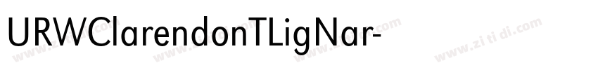 URWClarendonTLigNar字体转换 URWClarendonTLigNar字体转换