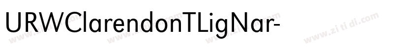 URWClarendonTLigNar字体转换 URWClarendonTLigNar字体转换