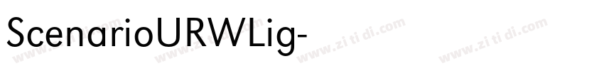 ScenarioURWLig字体转换