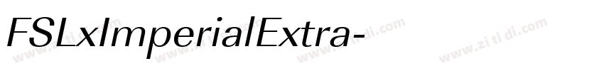 FSLxImperialExtra字体转换