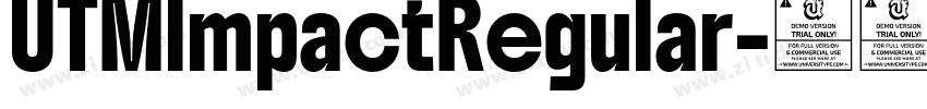 UTMlmpactRegular字体转换 UTMlmpactRegular字体转换