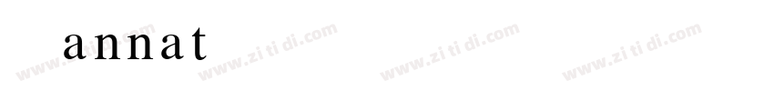 AJannatLT字体转换