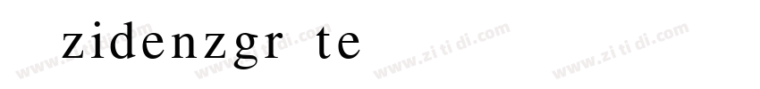 AKzidenzgrote字体转换