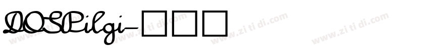 DOSPilgi字体转换