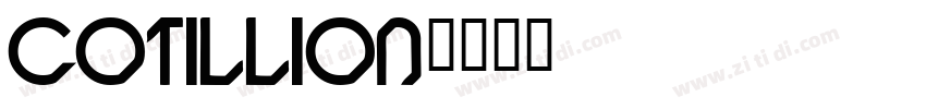 COTILLION字体转换