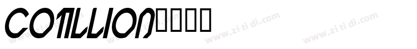 COTILLION字体转换
