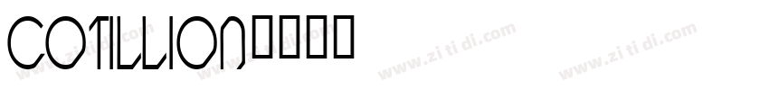COTILLION字体转换