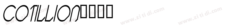 COTILLION字体转换