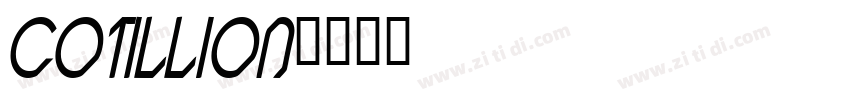COTILLION字体转换
