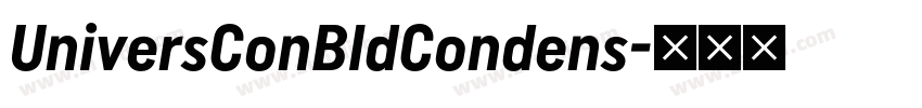 UniversConBldCondens字体转换 UniversConBldCondens字体转换