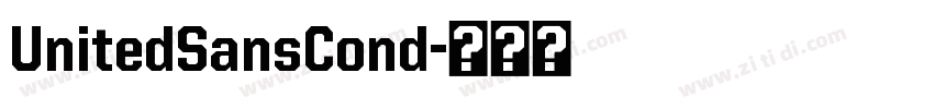UnitedSansCond字体转换 UnitedSansCond字体转换