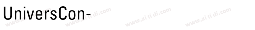 UniversCon字体转换