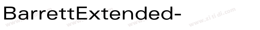 BarrettExtended字体转换
