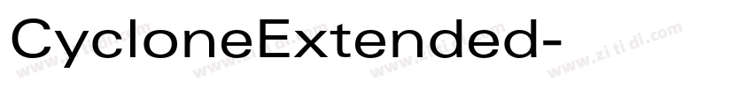 CycloneExtended字体转换