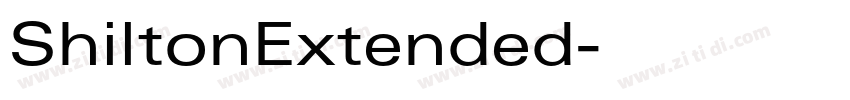 ShiltonExtended字体转换