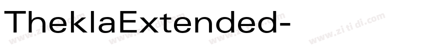 TheklaExtended字体转换