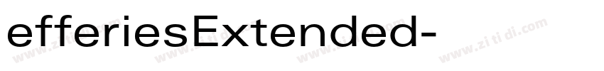 efferiesExtended字体转换