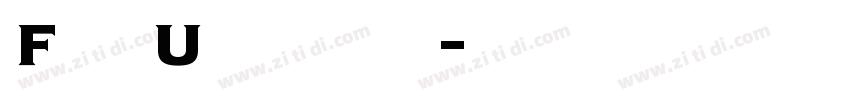 FreeUniversal字体转换