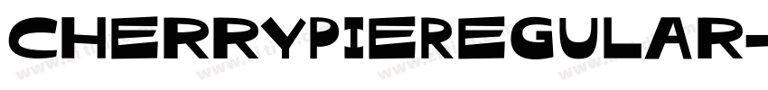 CherryPieRegular字体转换