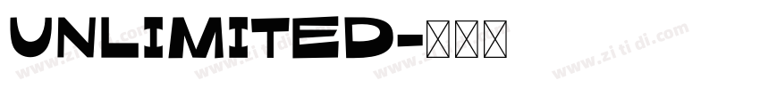 Unlimited字体转换 Unlimited字体转换
