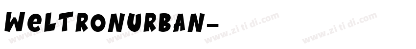 WeltronUrban字体转换
