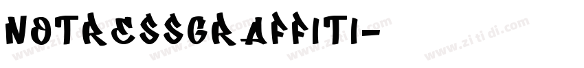 NotressGraffiti字体转换