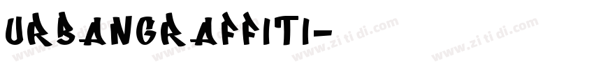 UrbanGraffiti字体转换