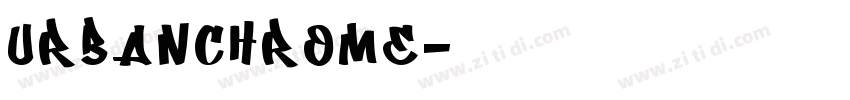 Urbanchrome字体转换