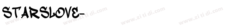 StarsLove字体转换